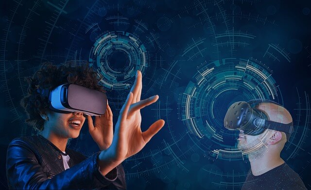 People are using VR devices to experience the virtual world